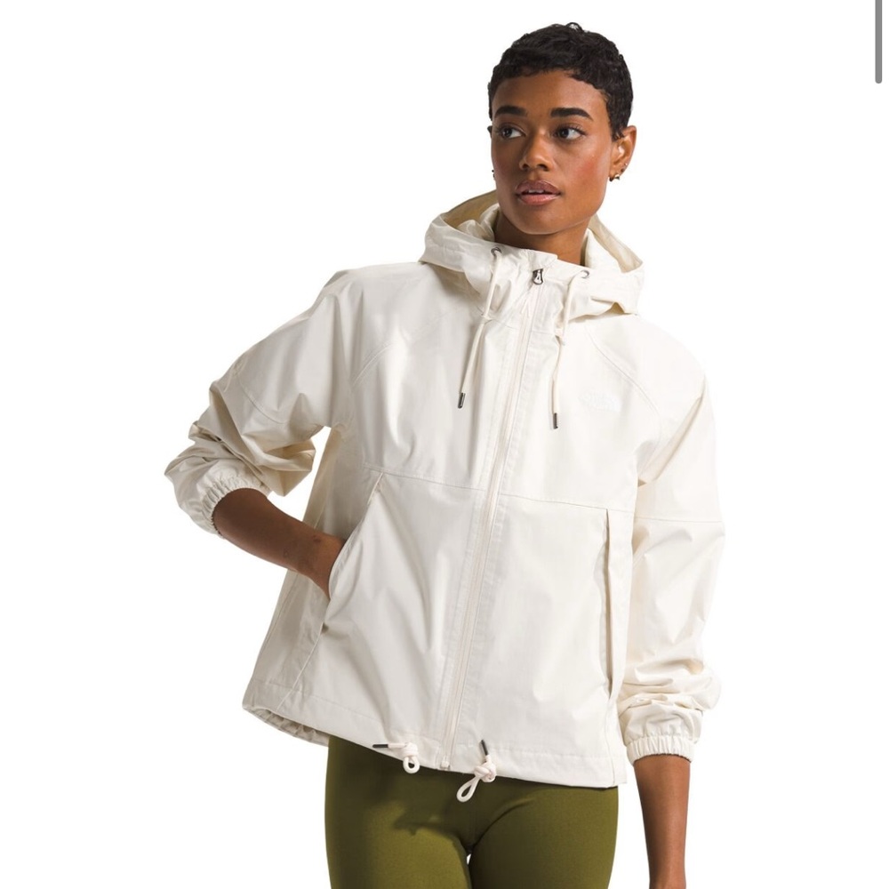 THE NORTHFACE Antora Rain Hooded Jacket - Women's WHITE/DUNE BNWT XS SOLD OUT